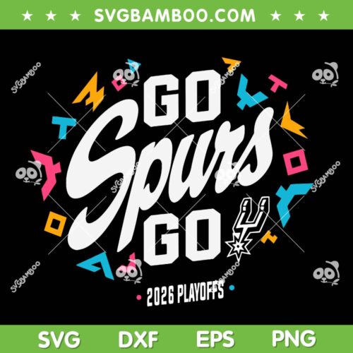 Go Spurs Go SVG, Spurs Basketball Game Day SVG PNG