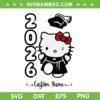 Helllo Kitty Graduation 2026 SVG, Kitty Cat Senior 2026 SVG PNG Helllo Kitty Graduation 2026 SVG, Kitty Cat Senior 2026 SVG PNG