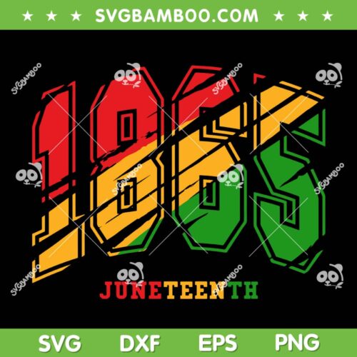 Juneteenth 1865 SVG PNG, Day of Freedom 2026 SVG
