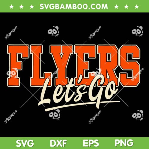 Let's go Flyers Retro SVG PNG, Vintage Philadelphia Flyers SVG