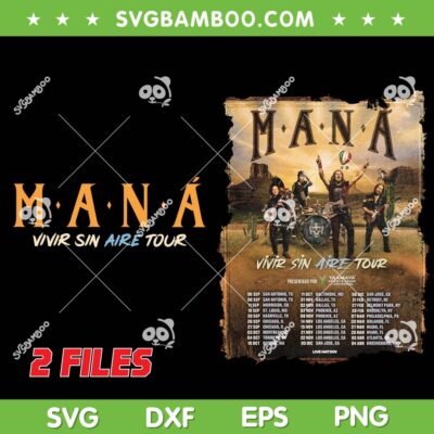 MANA VIVIR SIN AIRE TOUR PNG Bundle, Maná Band 2026 Tour PNG MANA VIVIR SIN AIRE TOUR PNG Bundle, Maná Band 2026 Tour PNG