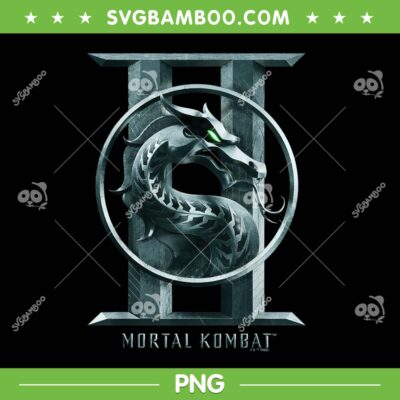 Mortal Kombat 2 Logo PNG, Dragon Mortal Kombat Movie PNG