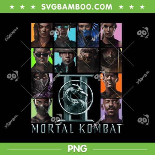 Mortal Kombat 2 Movie Character Squares PNG, Mortal Kombat Live Action PNG