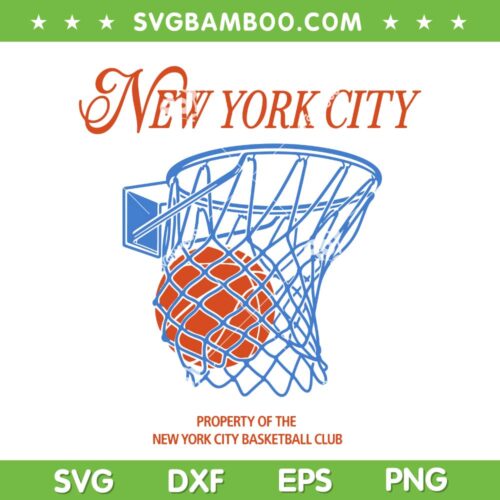 New York City Basketball Club SVG, New York Knicks SVG PNG