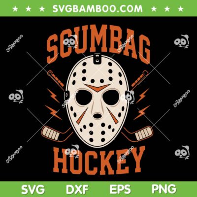 Scumbag Hockey SVG, Flyers Hockey Mask SVG PNG Scumbag Hockey SVG, Flyers Hockey Mask SVG PNG