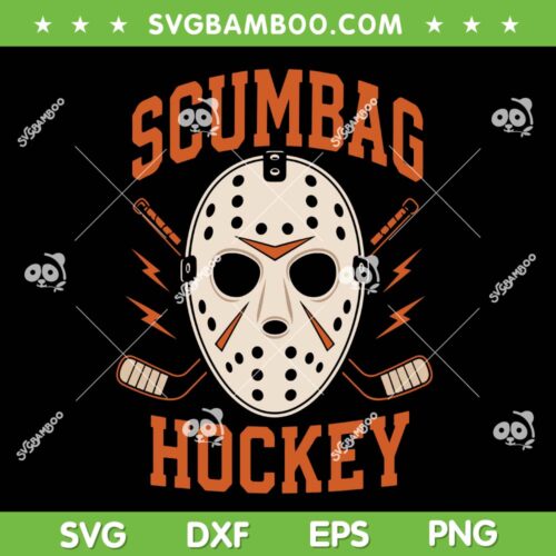 Scumbag Hockey SVG, Flyers Hockey Mask SVG PNG