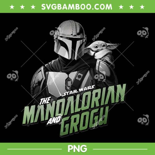 The Mandalorian and Grogu PNG, Star Wars Helmet Shoulder Pose PNG