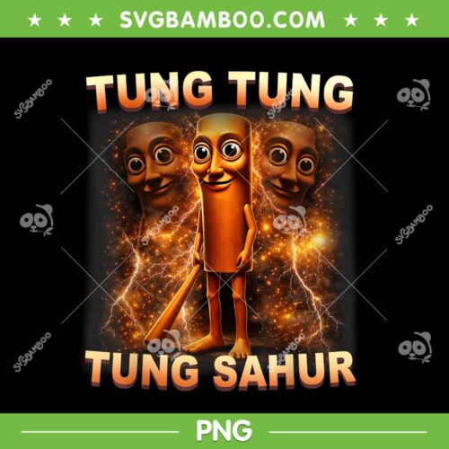 Tung Tung Tung Sahur is Calling PNG, Funny Italian Brainrot PNG