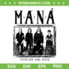 Mana Vivir Sin Aire Tour SVG, Maná 2026 Tour SVG PNG Mana Vivir Sin Aire Tour SVG, Maná 2026 Tour SVG PNG