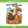 Lesbian Cowgirl We Pride at Dawn PNG, Queer Western LGBTQ PNG