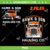 Hawk and Son Hauling Company PNG, Big Rig Pride PNG