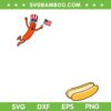 Hotdog Freedom Dive SVG PNG, Funny Uncle Sam Hot Dog Jumping SVG Hotdog Freedom Dive SVG PNG, Funny Uncle Sam Hot Dog Jumping SVG