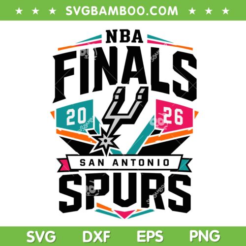 Spurs Finals SVG, San Antonio Spurs 2026 Basketball SVG PNG