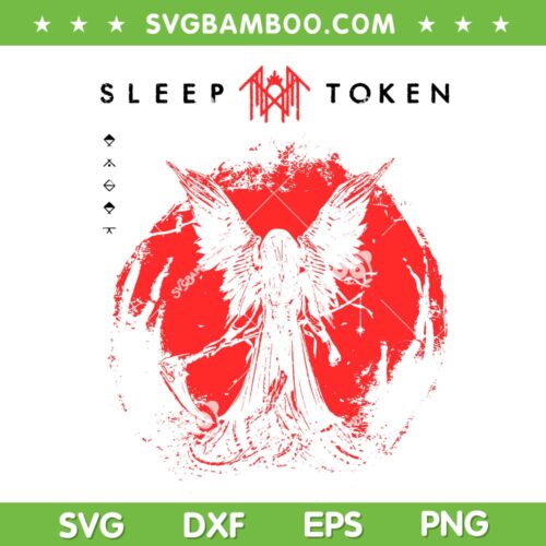 Sleep Token Take Me Back to Eden SVG, Reaper Angel SVG PNG, TMBTE Album