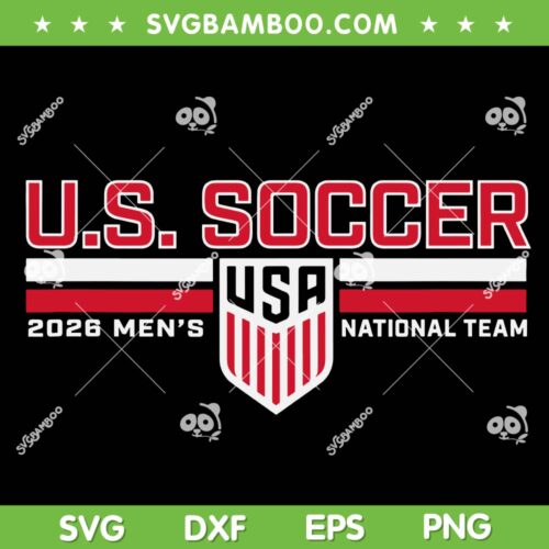 USA Soccer World Cup 2026 SVG, US National Team Roster Navy SVG PNG