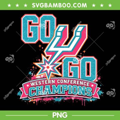 Go Spurs Go SVG PNG, Spurs Western Conference Champions PNG Go Spurs Go SVG PNG, Spurs Western Conference Champions PNG