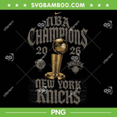 Knicks Championship SVG PNG, NBA 2026 Champions Knicks PNG