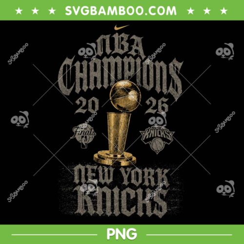 Knicks Championship SVG PNG, NBA 2026 Champions Knicks PNG