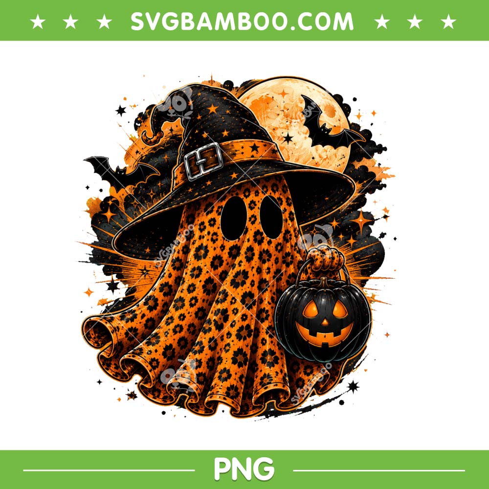 Ghost Coquette Leopard PNG, Cute Halloween Ghost Witch Cheetah PNG Ghost Coquette Leopard PNG, Cute Halloween Ghost Witch Cheetah PNG