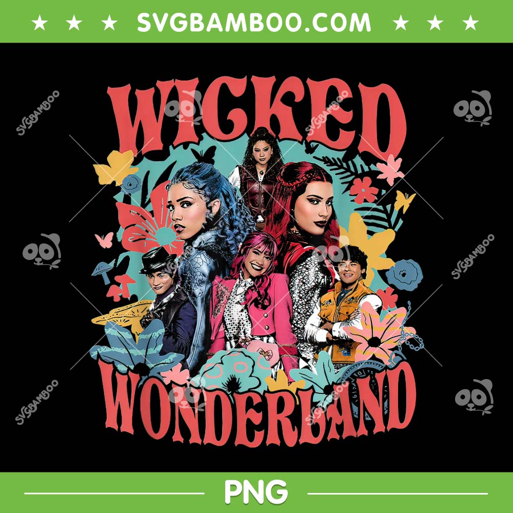 Wicked Wonderland Full Cast Portrait PNG, Disney Descendants Wicked Characters PNG Wicked Wonderland Full Cast Portrait PNG, Disney Descendants Wicked Characters PNG