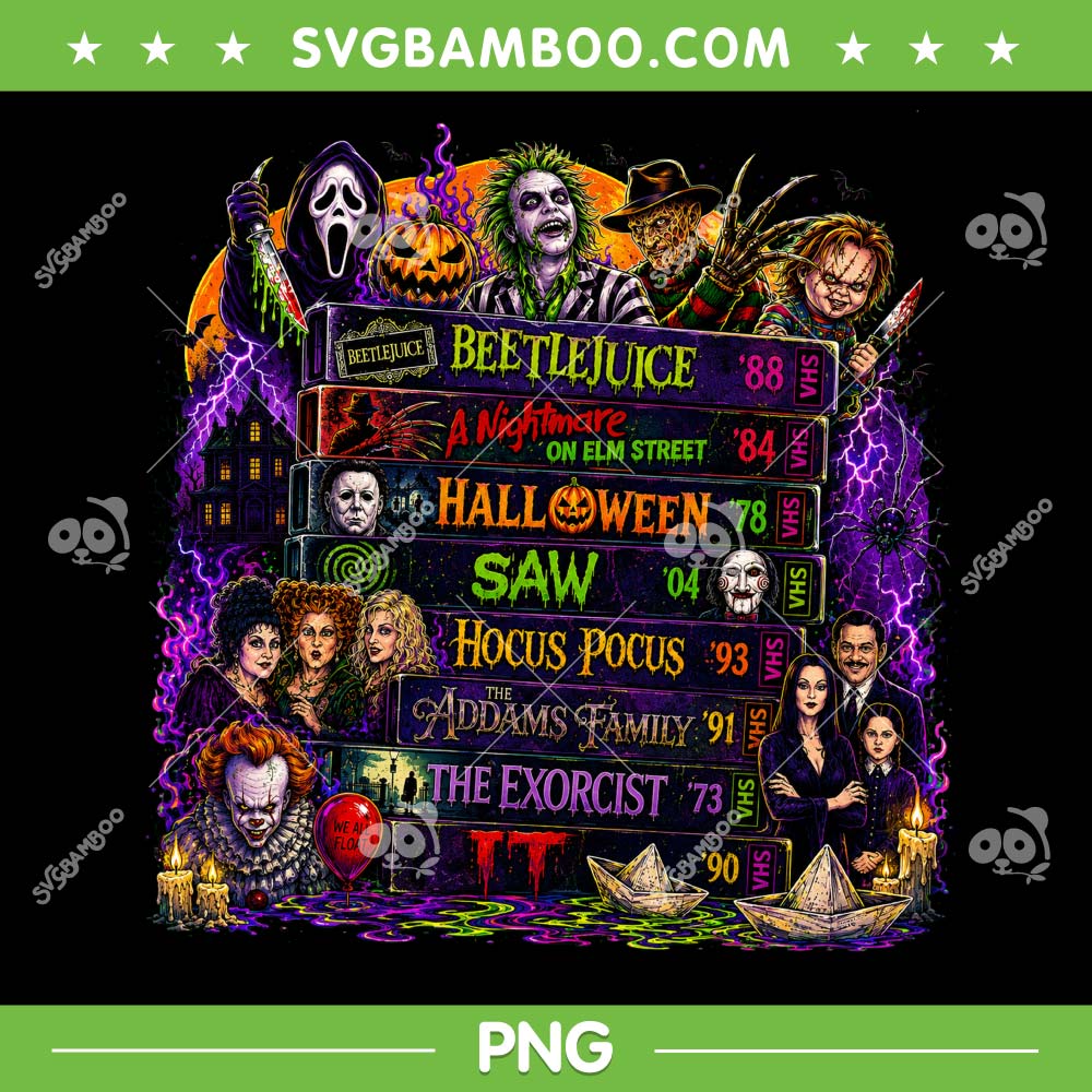 Funny 90s Halloween VHS PNG, Halloween Movie VHS Tape PNG Funny 90s Halloween VHS PNG, Halloween Movie VHS Tape PNG