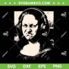 Mona Lisa Bass Face SVG, Funny DJ Mona Lisa Headphone SVG PNG Mona Lisa Bass Face SVG, Funny DJ Mona Lisa Headphone SVG PNG