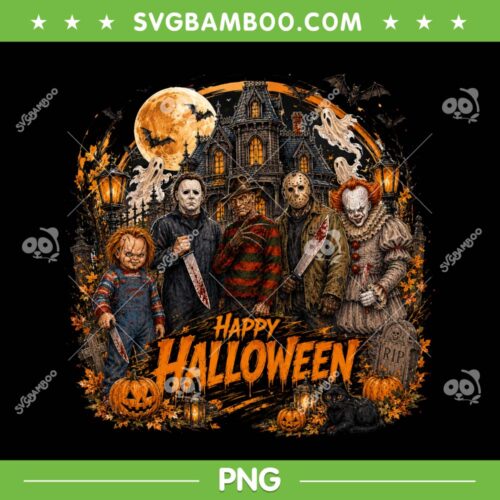 Halloween Characters Retro Halloween PNG, Horror Movie Halloween 2026 PNG