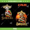 Smiguel Mexican Sombrero Bundle PNG, Vintage Mexican Culture Mashup PNG
