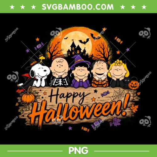 Charlie Brown Snoopy Happy Halloween PNG, Snoopy and Friends Halloween 2026 PNG