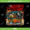 The Horror Machine PNG, Chibi Halloween Characters Driving Car PNG