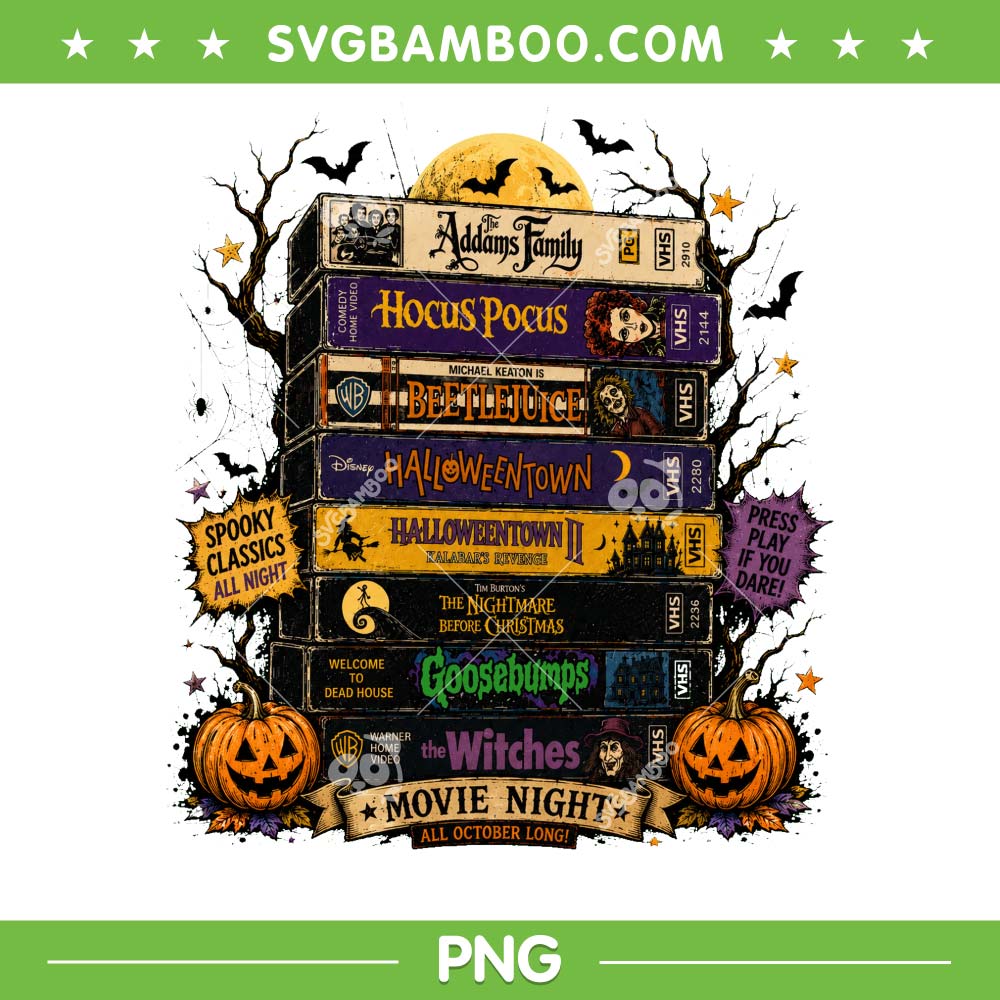 Vintage Halloween Horror Movie VHS PNG, Retro Spooky Season Video Tapes PNG Vintage Halloween Horror Movie VHS PNG, Retro Spooky Season Video Tapes PNG