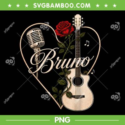 Bruno Guitar Heart PNG, Bruno Mars Classic 70s 80s PNG Bruno Guitar Heart PNG, Bruno Mars Classic 70s 80s PNG