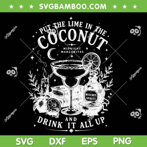Vintage Midnight Margaritas SVG, Retro Halloween Practical Magic SVG PNG