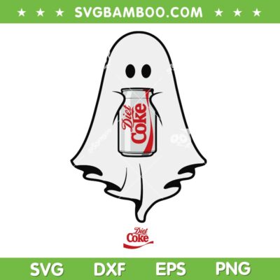 Ghost Diet Coke SVG, Coca-Cola Halloween Ghost SVG PNG Ghost Diet Coke SVG, Coca-Cola Halloween Ghost SVG PNG