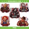 Halloween Horror Movie Mugshot PNG Bundle, Michael Myers Chucky Freddy Ghostface Jason Voorhees PNG Halloween Horror Movie Mugshot PNG Bundle, Michael Myers Chucky Freddy Ghostface Jason Voorhees PNG