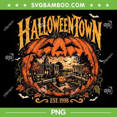 Halloweentown Pumpkin Est 1998 PNG, Haddonfield illinois Pumpkin PNG Halloweentown Pumpkin Est 1998 PNG, Haddonfield illinois Pumpkin PNG