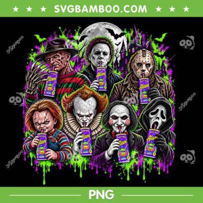 Halloween Horror Characters Drinking Alani PNG, Alani Witch Brew Spooky Season PNG Halloween Horror Characters Drinking Alani PNG, Alani Witch Brew Spooky Season PNG