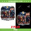 Horror Movie Characters Mentally i'm Here PNG, Halloween Characters Group PNG, Jason Voorhees Freddy Myers Camp Crystal Lake