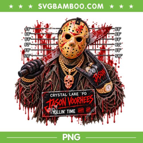 Jason Voorhees Mugshot PNG, Horror Movie Jason Camp Crystal Lake PNG