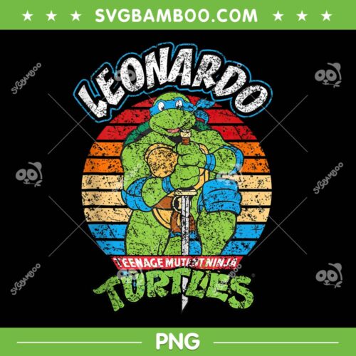 Teenage Mutant Ninja Turtles Leonardo PNG, Leonardo Ready for Action PNG