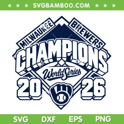 Brewers Championship SVG PNG, Milwaukee Brewers World Series Champions SVG