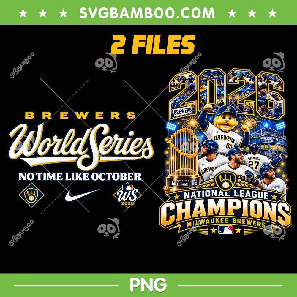 Brewers World Series 2026 PNG, Milwaukee Brewers Champions 2026 PNG Brewers World Series 2026 PNG, Milwaukee Brewers Champions 2026 PNG