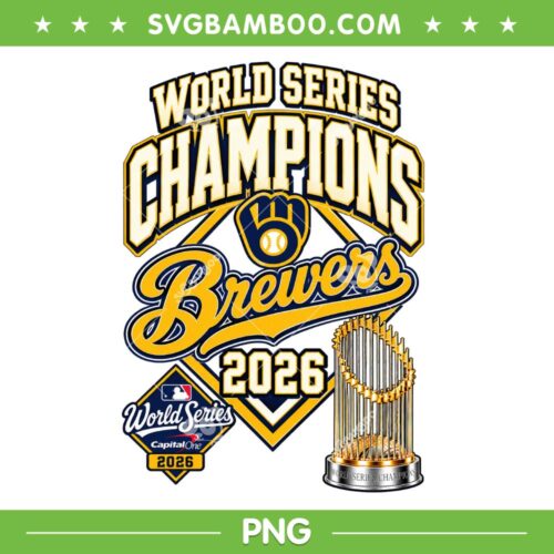 Brewers World Series Championship 2026 PNG, Milwaukee Brewers World Series Trophy PNG