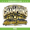 2026 World Series Champions Brewers PNG, Milwaukee Brewers MLB Championship PNG 2026 World Series Champions Brewers PNG, Milwaukee Brewers MLB Championship PNG