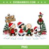Peanuts Snoopy and Friends Obey Road PNG, Peanuts Snoopy Christmas Santa Hat PNG