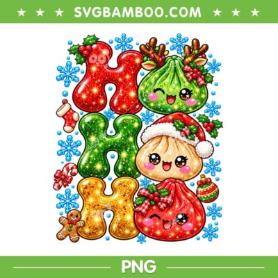 Dumpling Ho Ho Ho Christmas PNG, Cute Glitter Christmas Dumpling PNG, Cute Gingerbread Christmas Dumpling Ho Ho Ho Christmas PNG, Cute Glitter Christmas Dumpling PNG, Cute Gingerbread Christmas