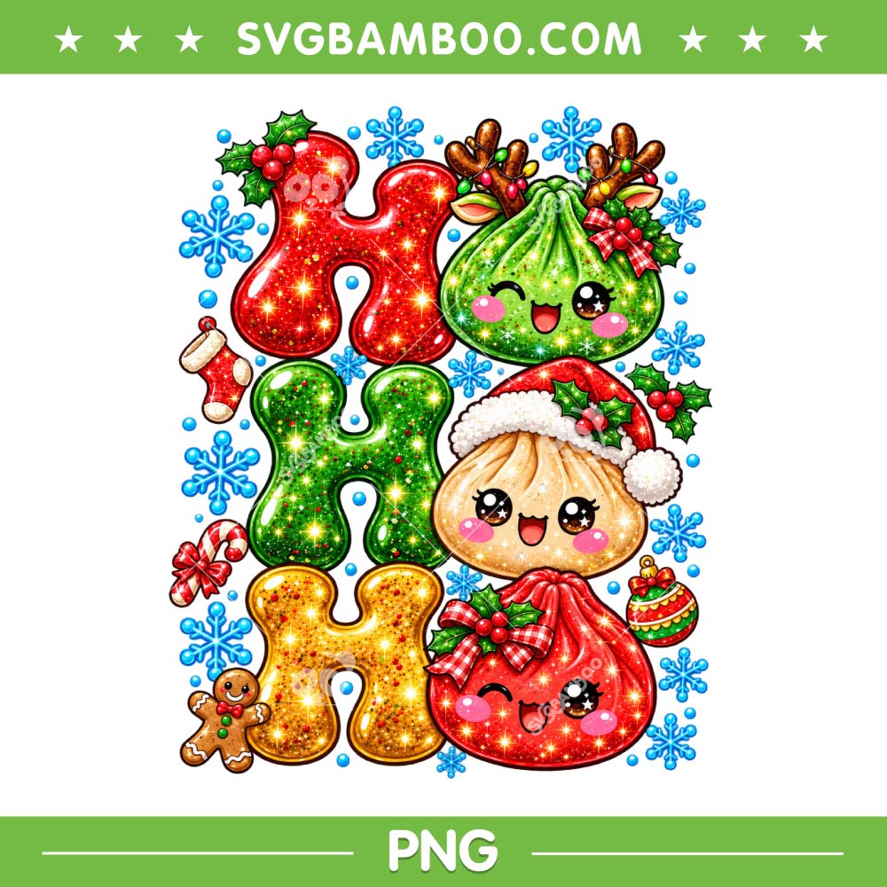Dumpling Ho Ho Ho Christmas PNG, Cute Glitter Christmas Dumpling PNG, Cute Gingerbread Christmas Dumpling Ho Ho Ho Christmas PNG, Cute Glitter Christmas Dumpling PNG, Cute Gingerbread Christmas