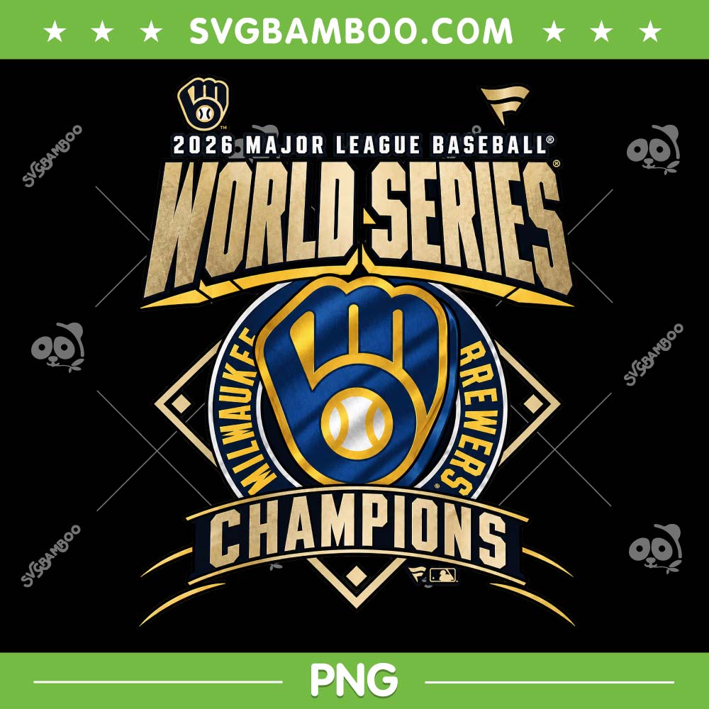 Brewers 2026 Champions World Series PNG, Milwaukee Brewers Championship PNG Brewers 2026 Champions World Series PNG, Milwaukee Brewers Championship PNG