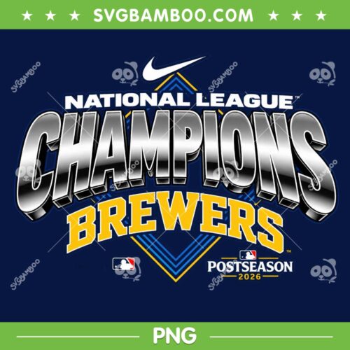 Milwaukee Brewers 2026 League Champions PNG, Brewers Champions 2026 PNG