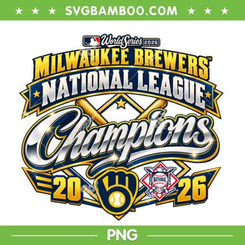 Milwaukee Brewers 2026 Champions PNG, Brewers NLCS Champions Locker Room PNG